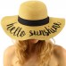 Fun Verbiage Elegant Wide Brim 4" Summer Derby Beach Pool Floppy Dress Sun Hat  eb-71251764